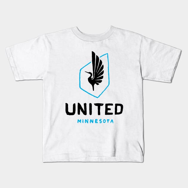 Minnesota Uniteeeed 05 Kids T-Shirt by Very Simple Graph